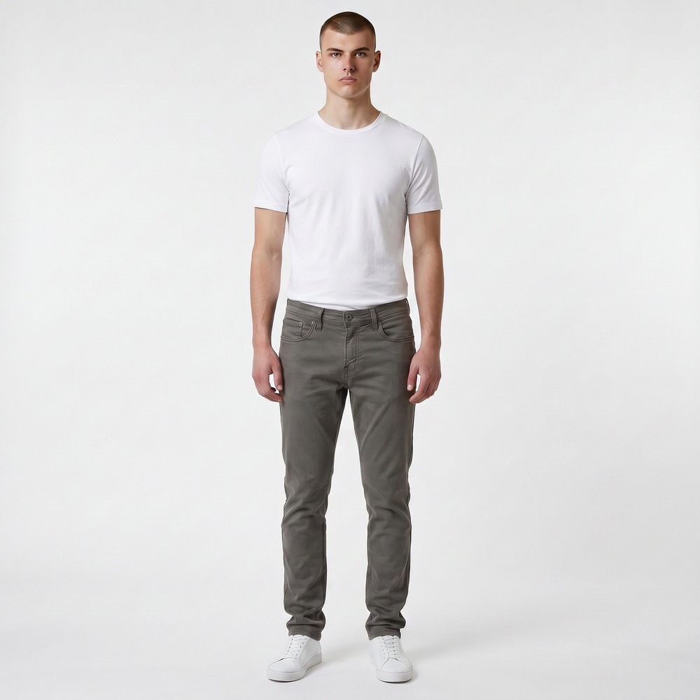 DU/ER N2X Slim Fit Pants Mens 33x30 Grey Stretch Performance 5-Pocket